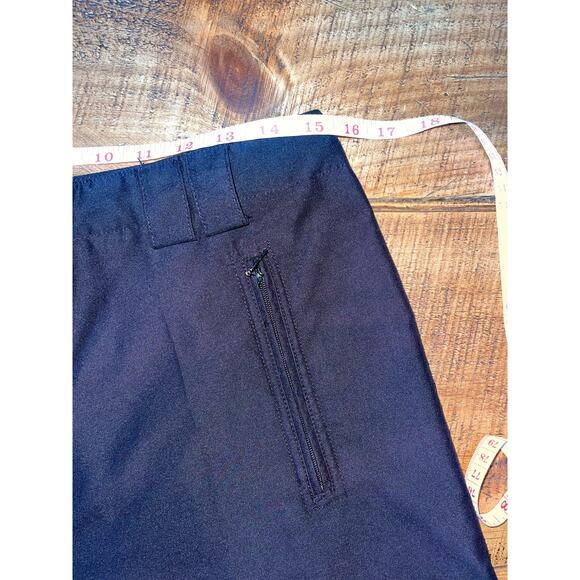 Womens Jamie Sadock Black Polyester 6 In Inseam Golf Athletic Shorts Pockets 10 - Picture 5 of 8